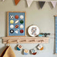 Kid of the Village Sports Balls Art Print - Blue