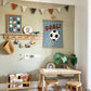 Kid of the Village Goal Art Print - Blue