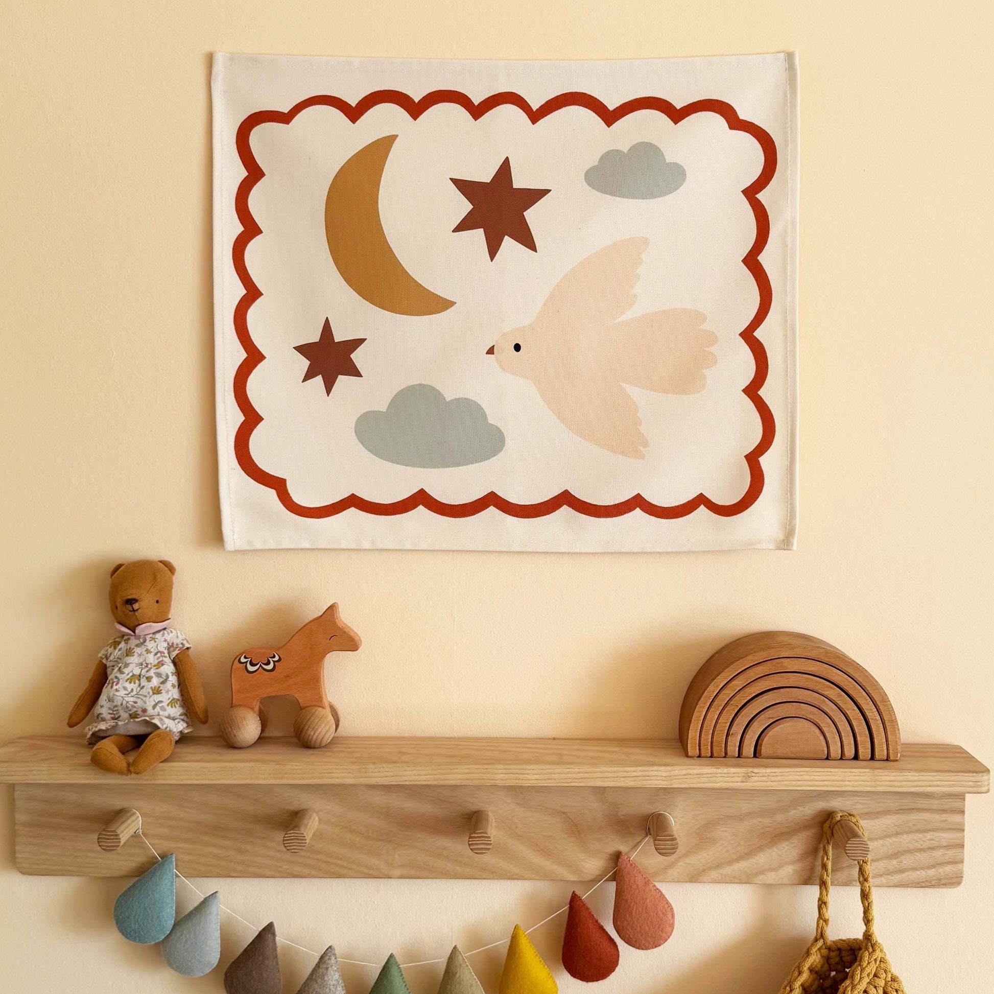 Kid of the Village Night Sky Wall Banner