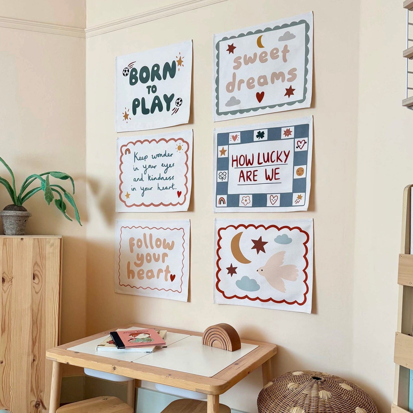 Kid of the Village Follow Your Heart Wall Banner