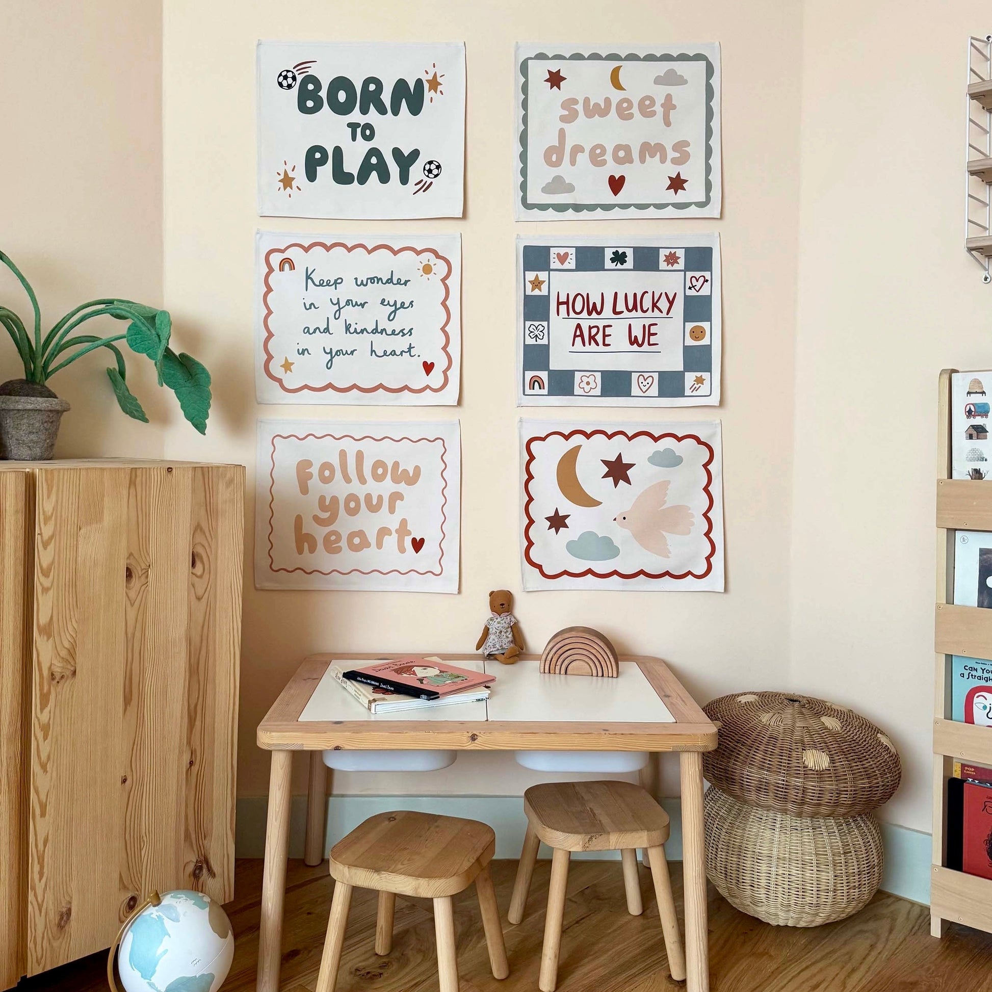 Kid of the Village Follow Your Heart Wall Banner