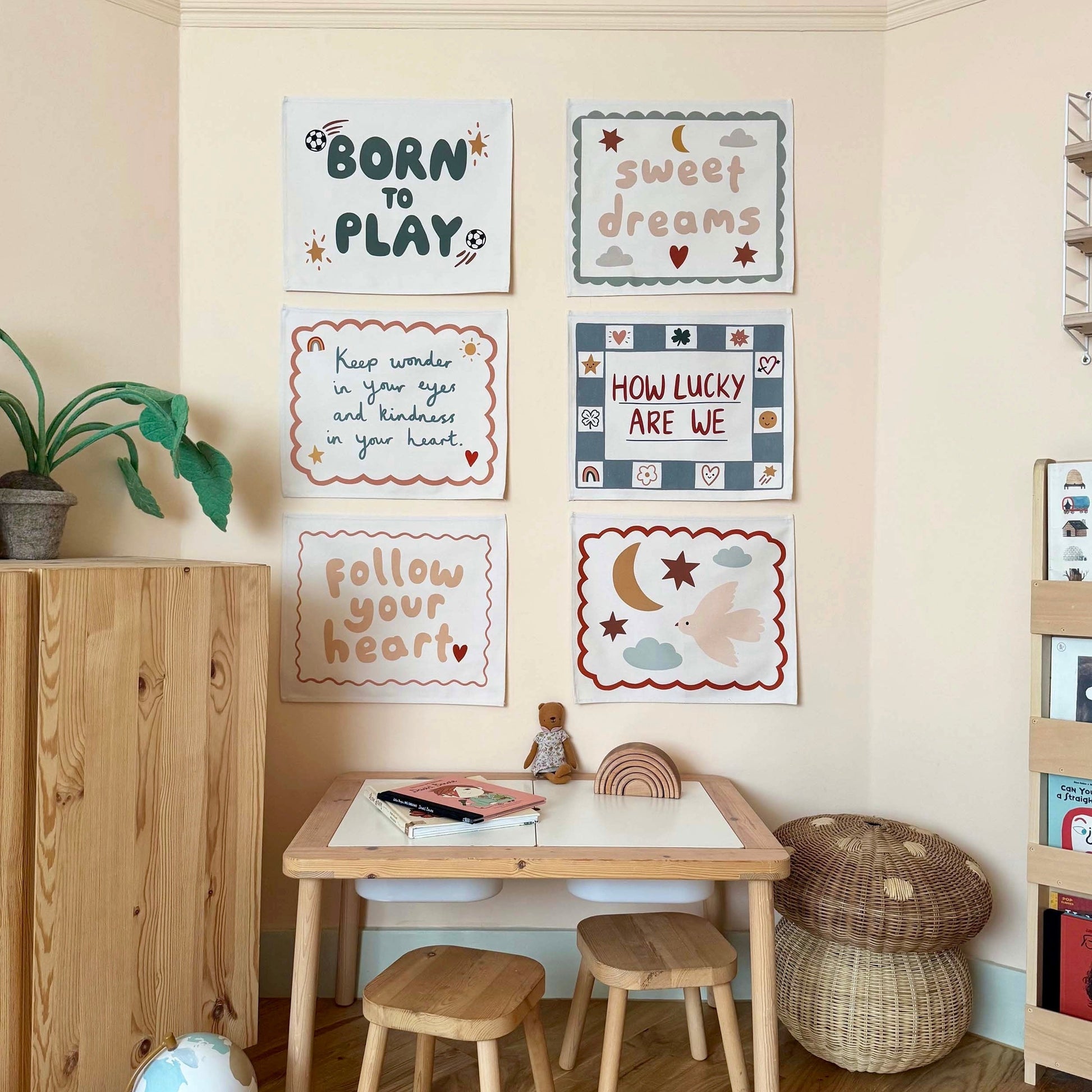 Kid of the Village Keep Wonder in Your Eyes Wall Banner