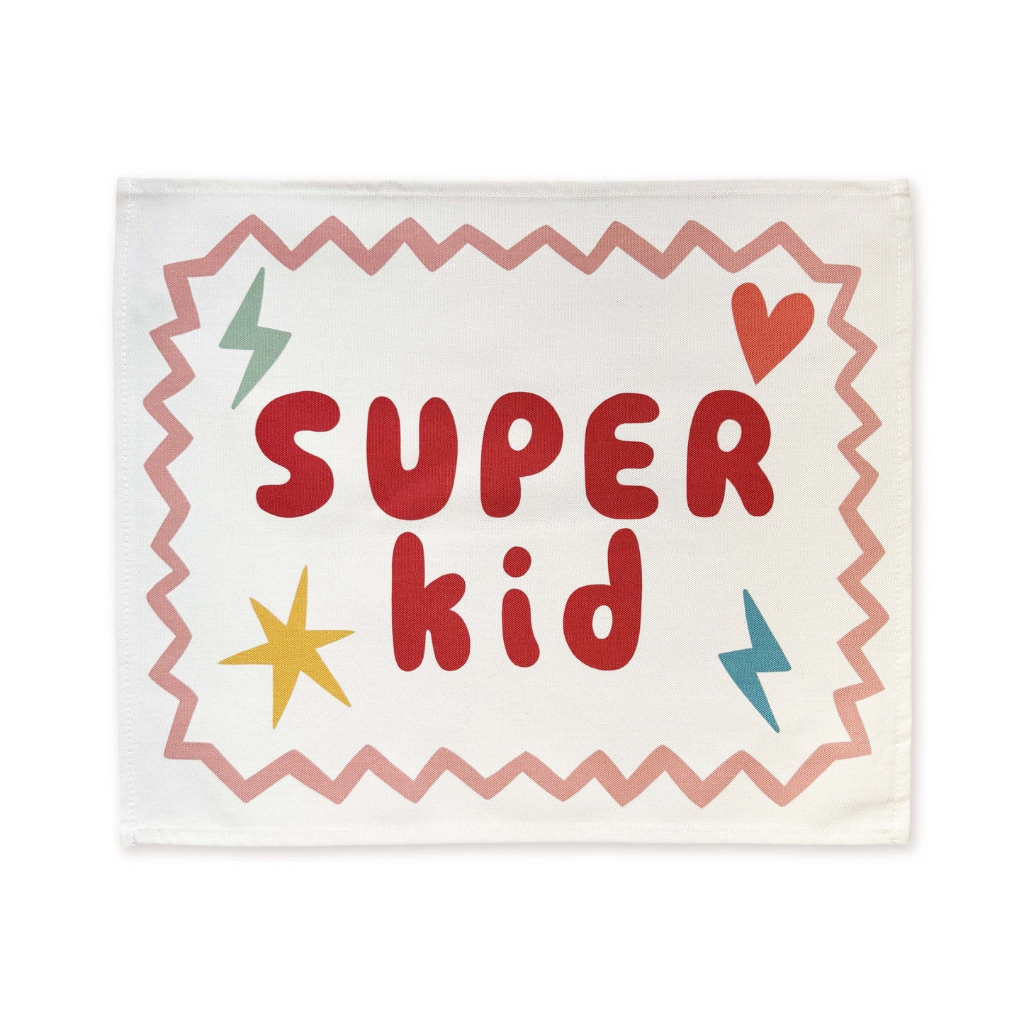 Kid of the Village Super Kid Wall Banner - Red