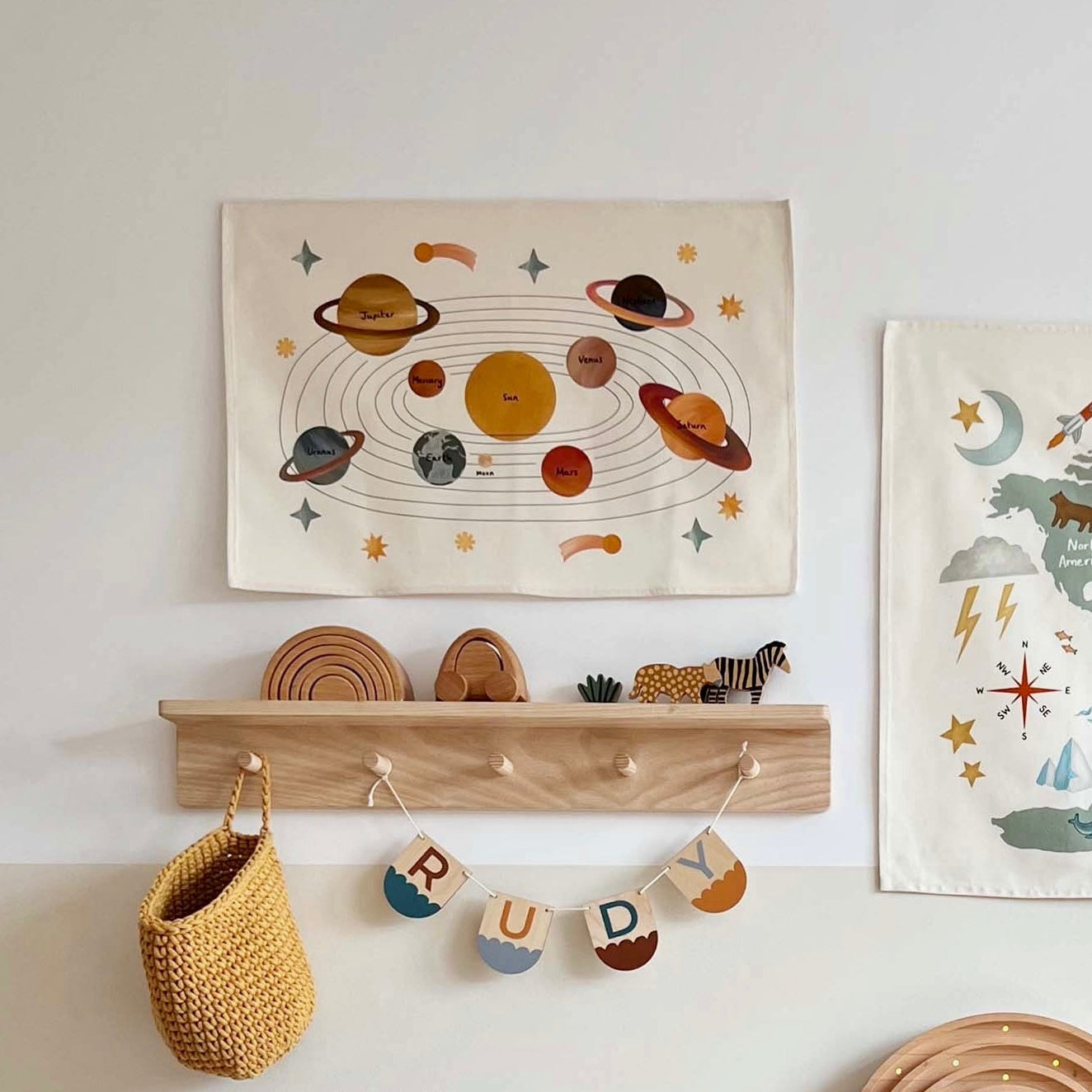 Kid of the Village Solar System Wall Hanging - Small