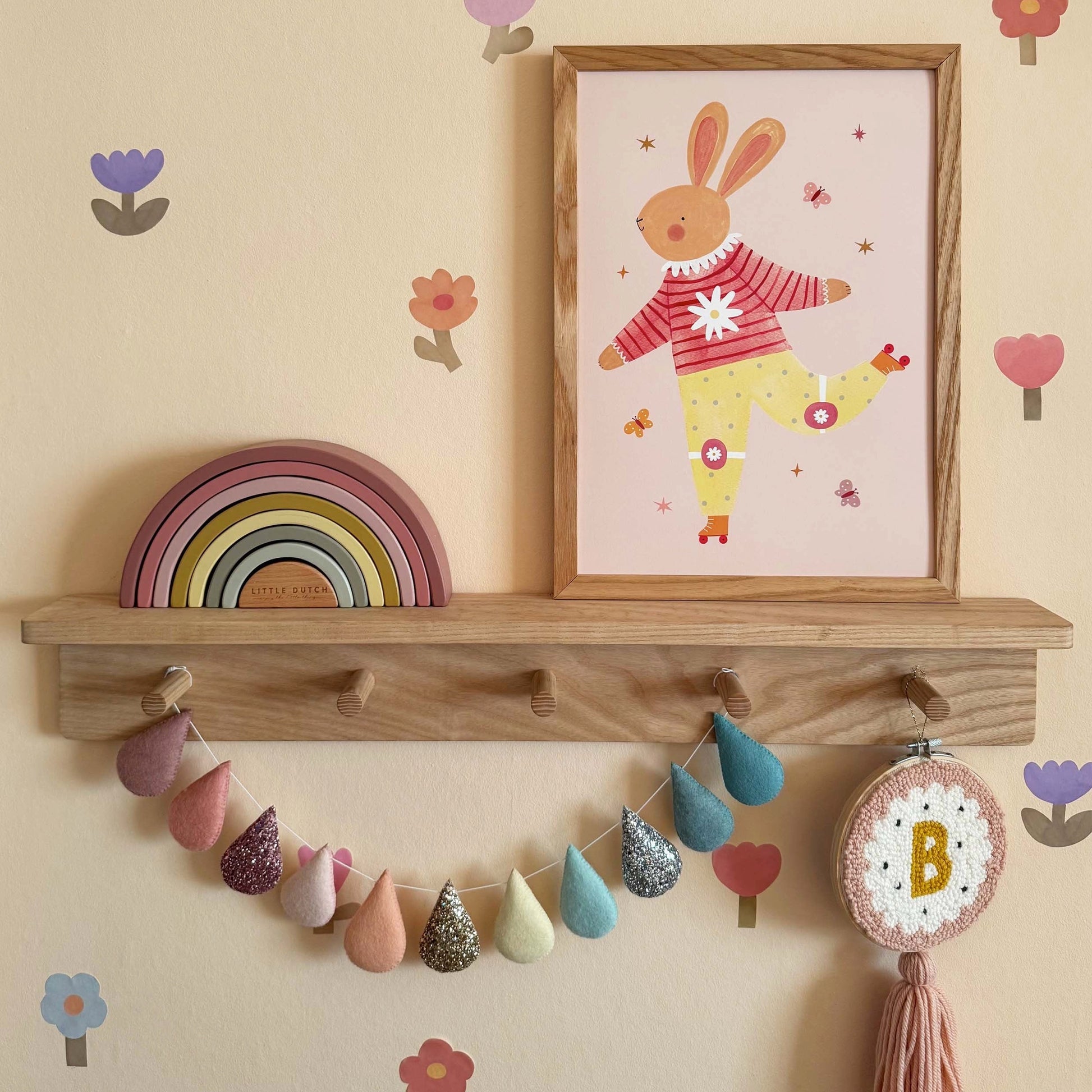 Kid of the Village Rollin' Rabbit Art Print