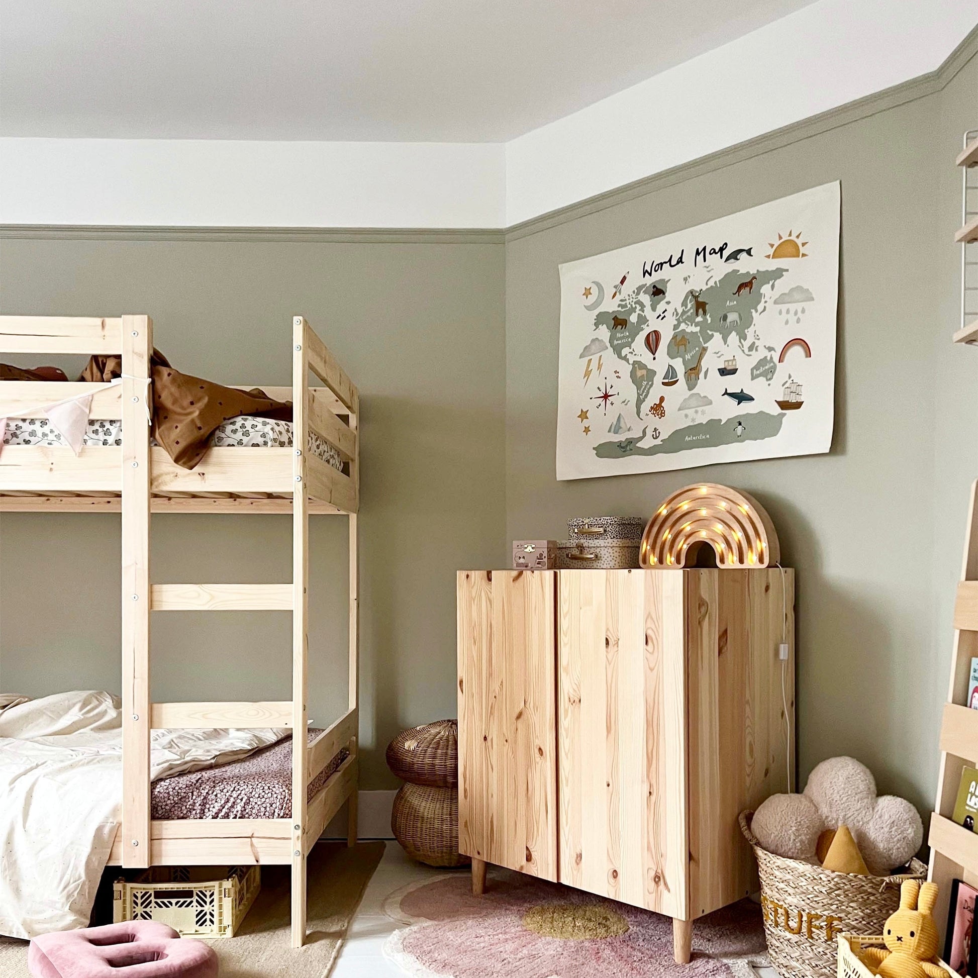 Kid of the Village World Map Wall Hanging - Large