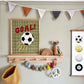 Kid of the Village Goal Art Print - Green