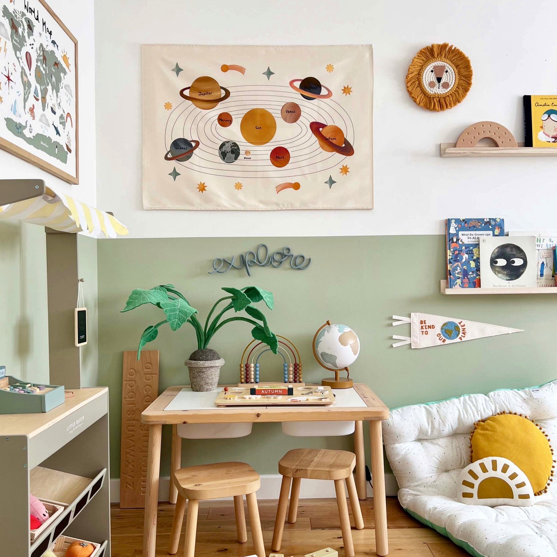 Kid of the Village Solar System Wall Hanging - Large