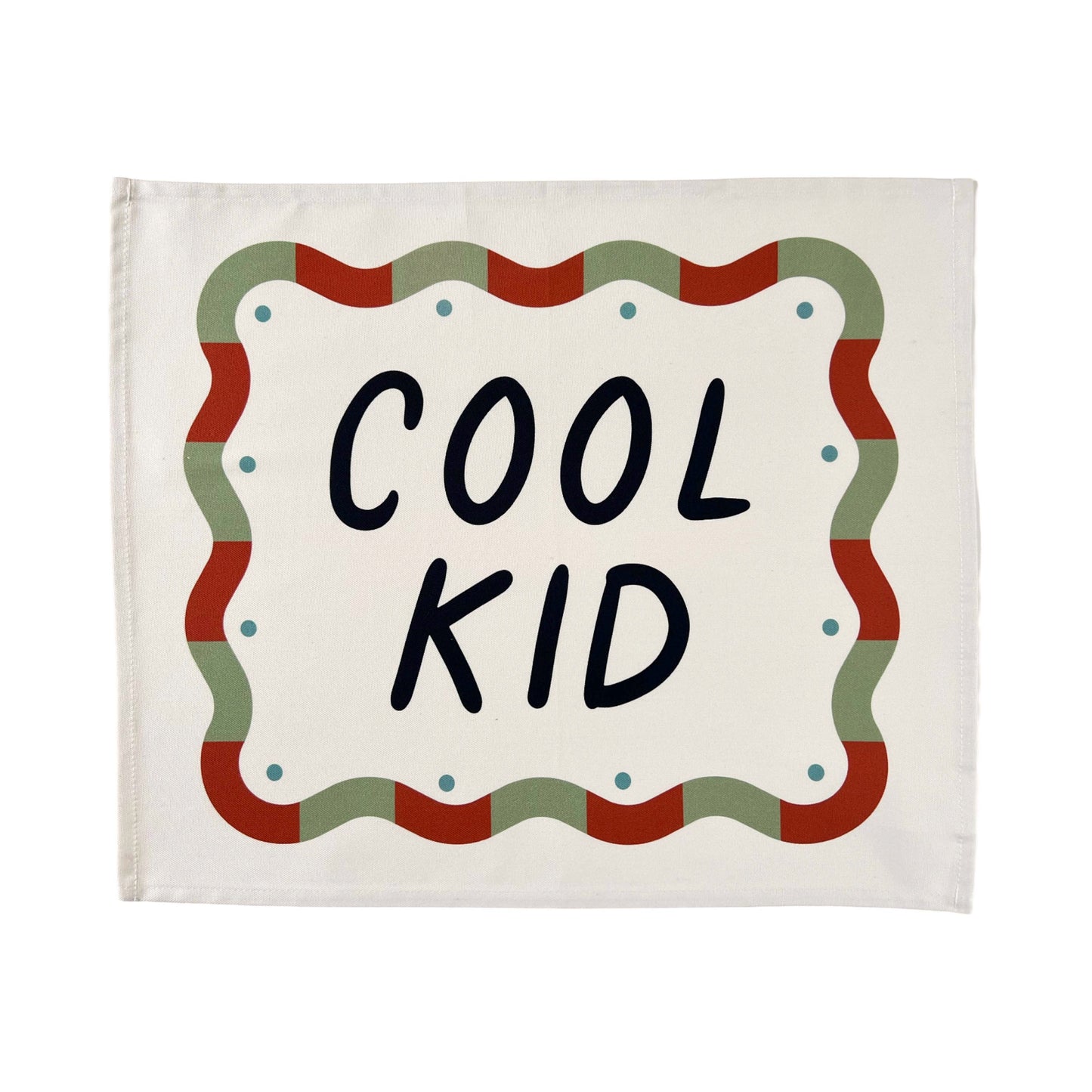 Kid of the Village Cool Kid Banner - Black