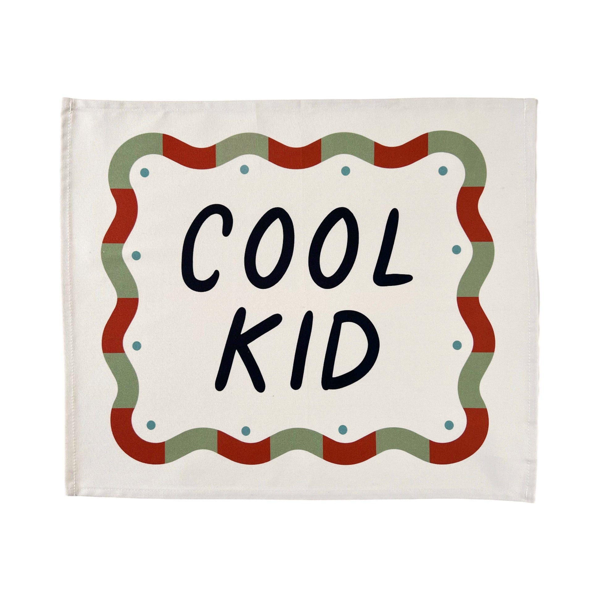 Kid of the Village Cool Kid Banner - Black