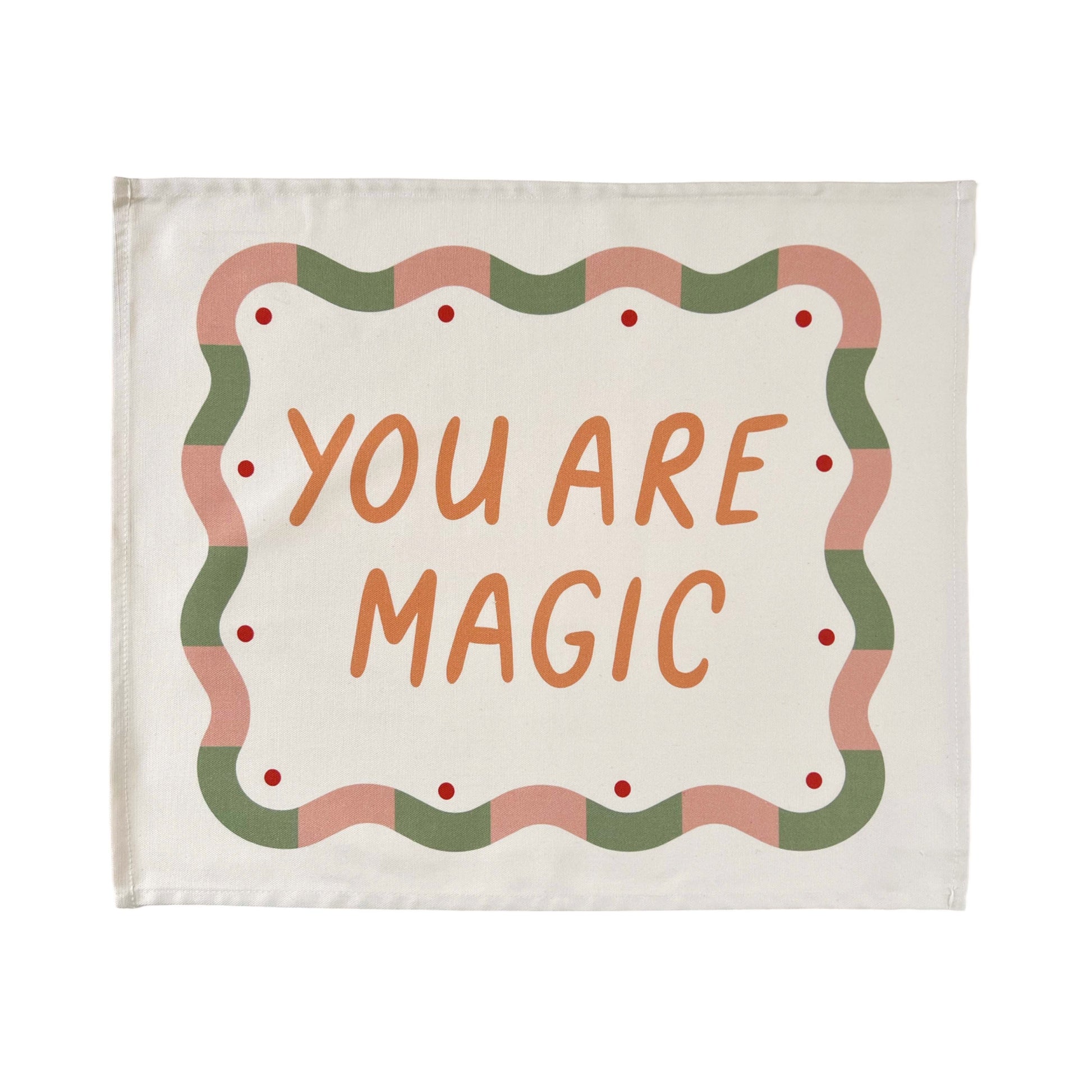 Kid of the Village You Are Magic Wall Banner - Orange