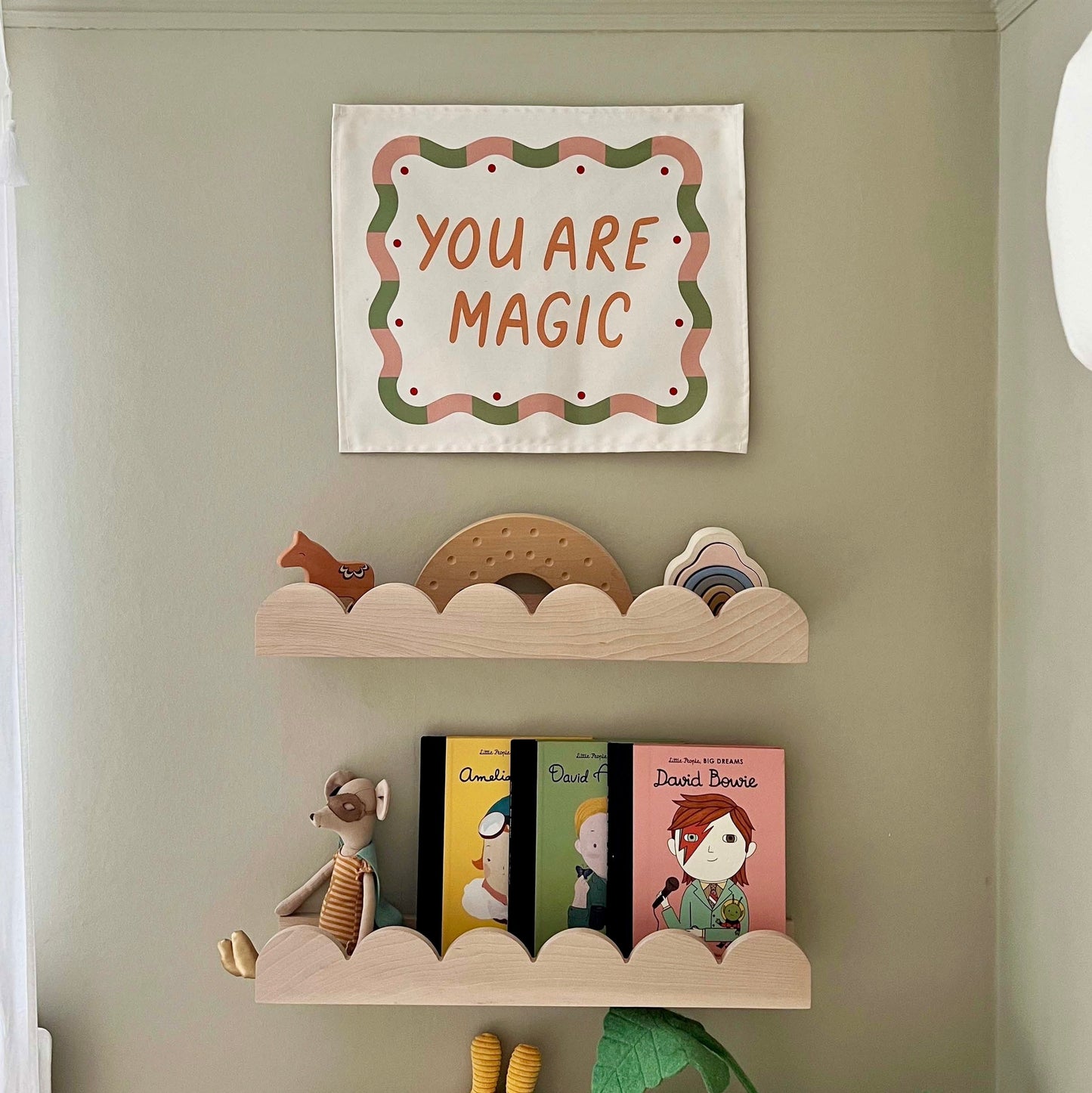 Kid of the Village You Are Magic Wall Banner - Orange