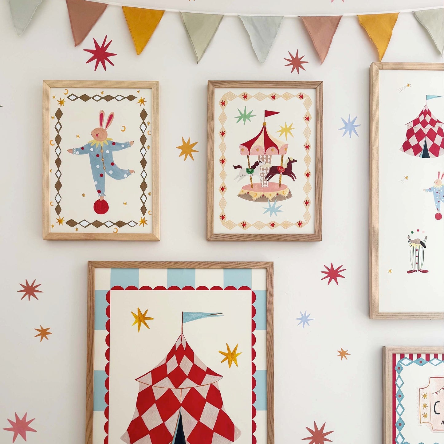 Kid of the Village The Magic Carousel Art Print