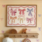 Kid of the Village Lovely Bows Art Print - Pink