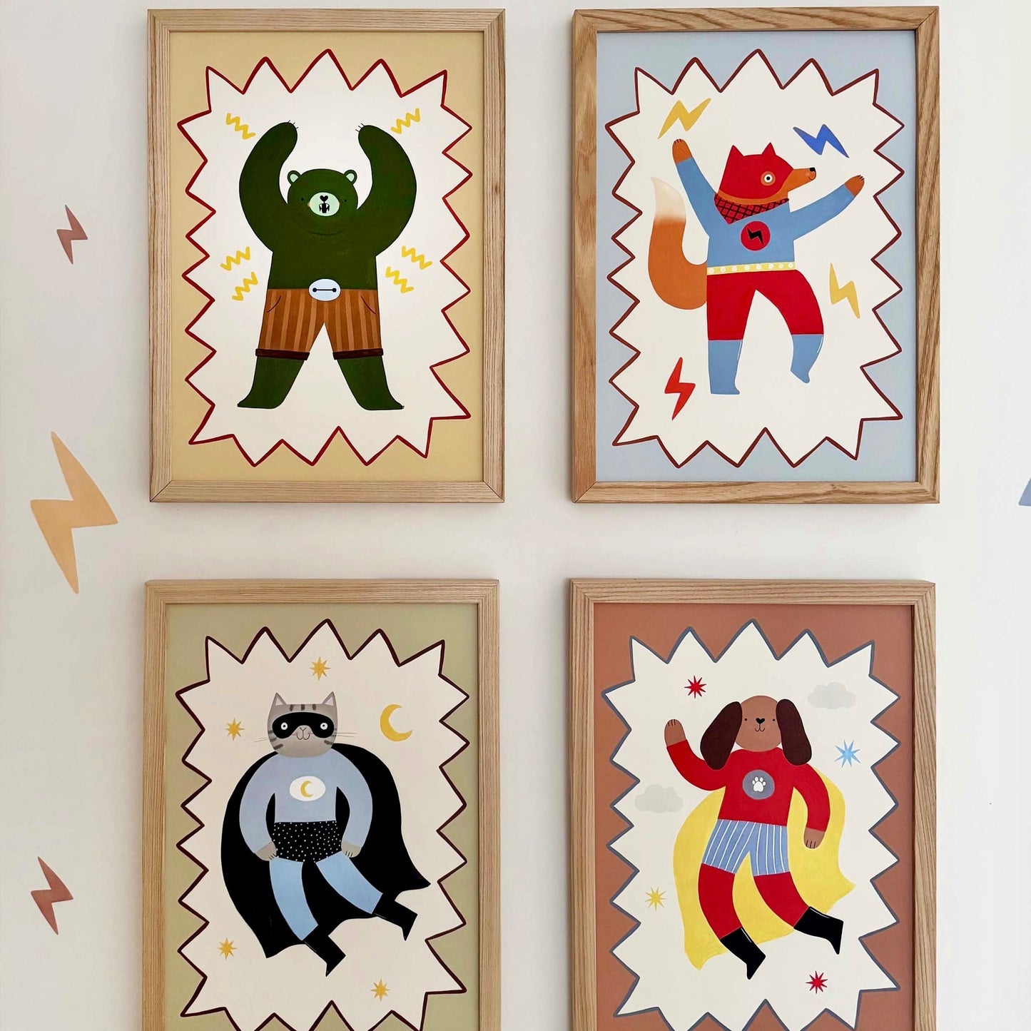 Kid of the Village Flash Tail Superhero Art Print