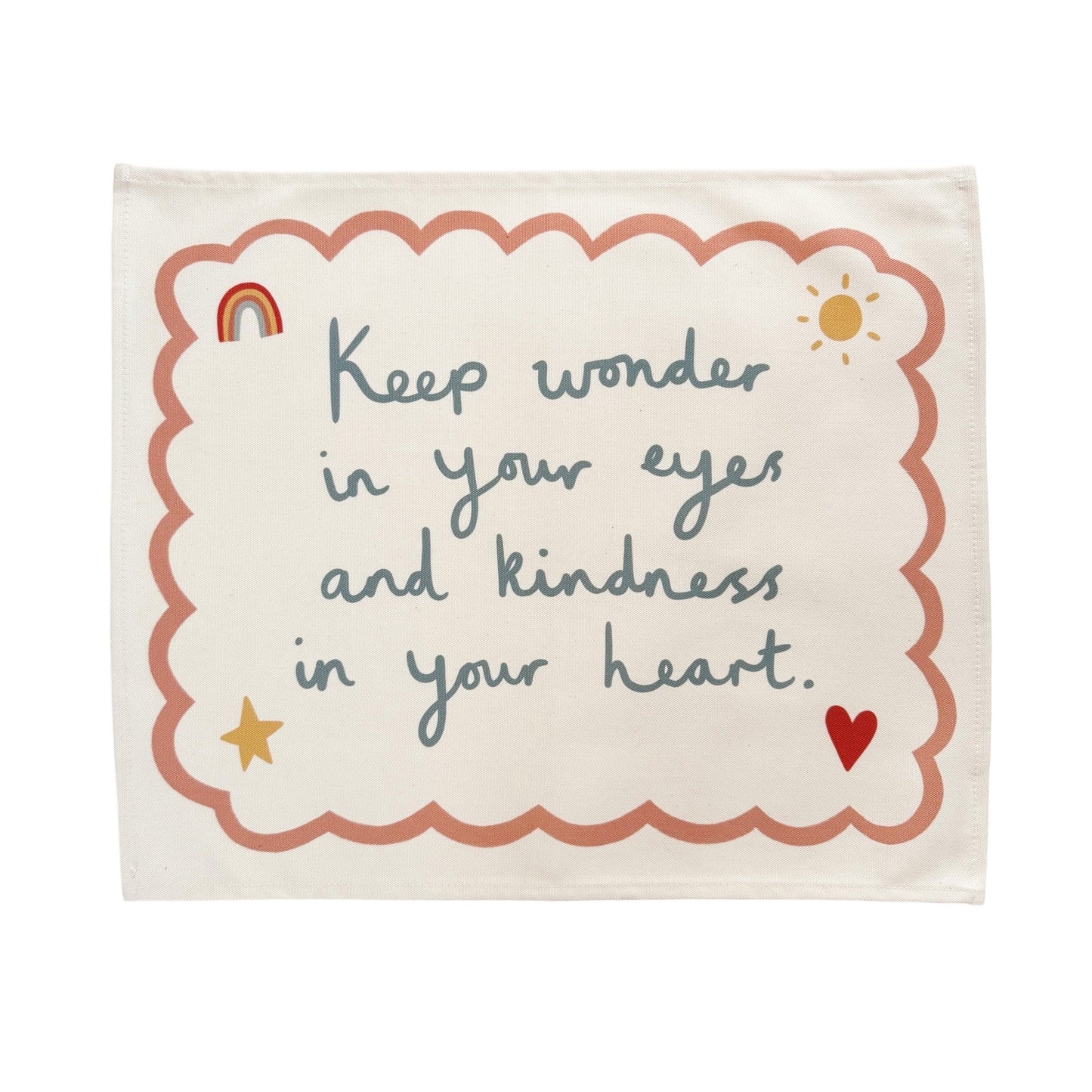Kid of the Village Keep Wonder in Your Eyes Wall Banner