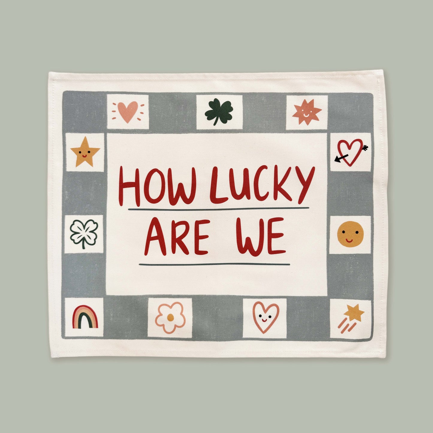 Kid of the Village How Lucky Are We Wall Banner