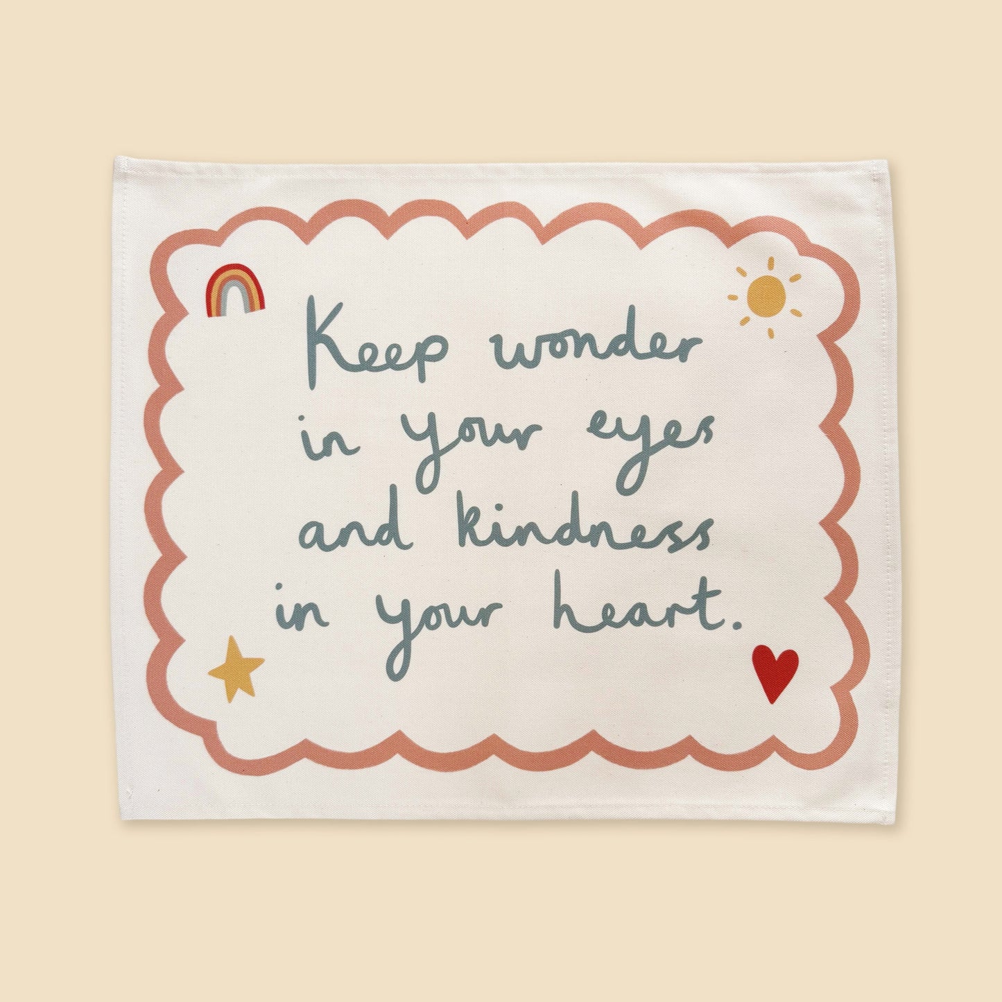 Kid of the Village Keep Wonder in Your Eyes Wall Banner