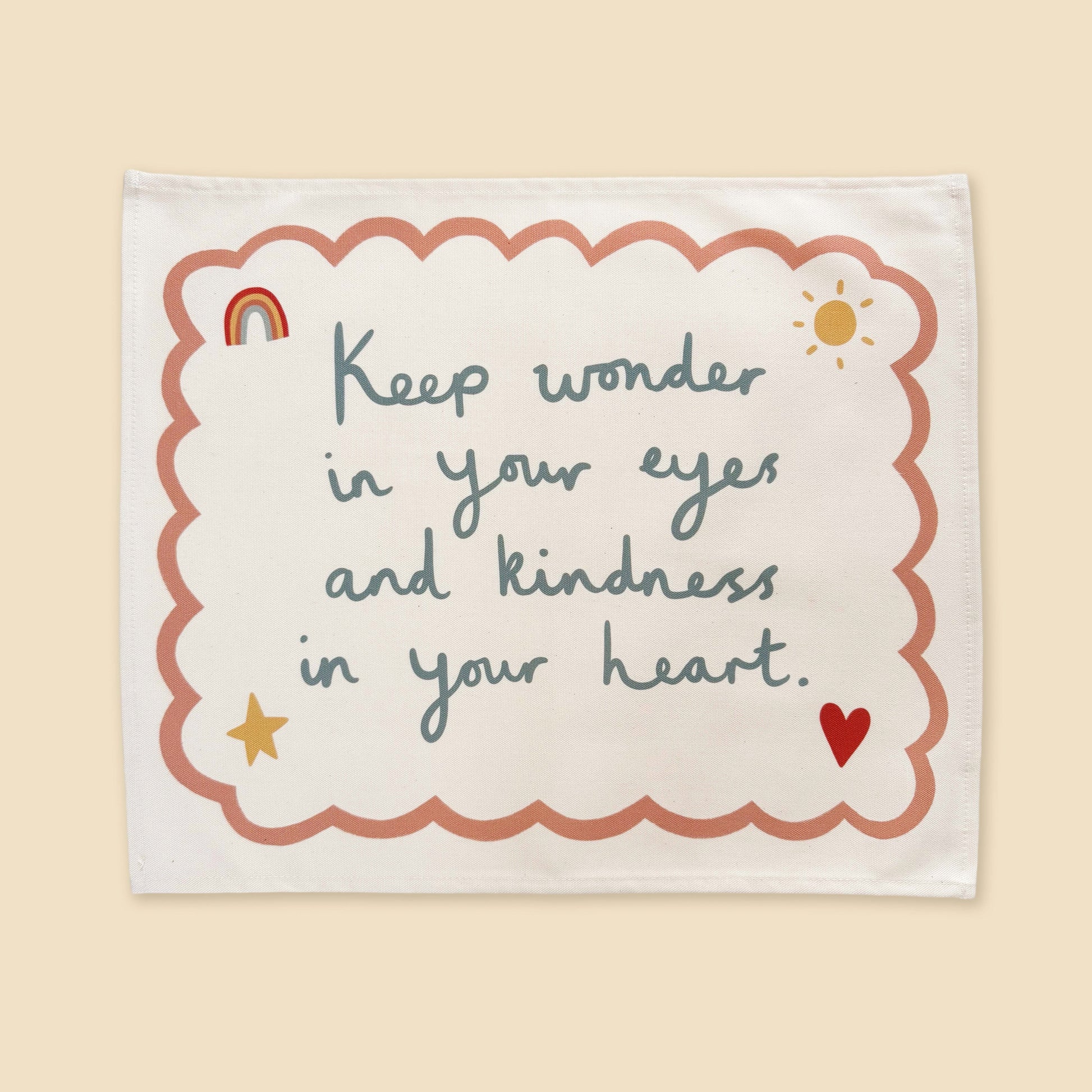 Kid of the Village Keep Wonder in Your Eyes Wall Banner