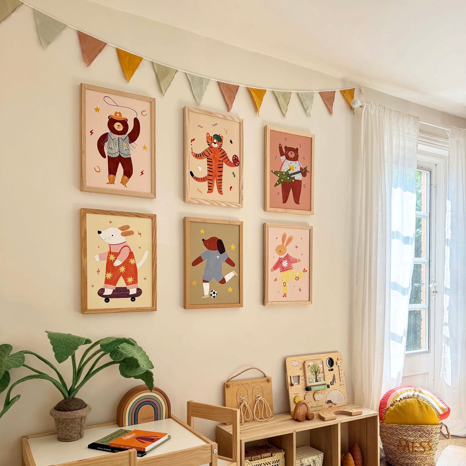 Kid of the Village Creative Cat Art Print