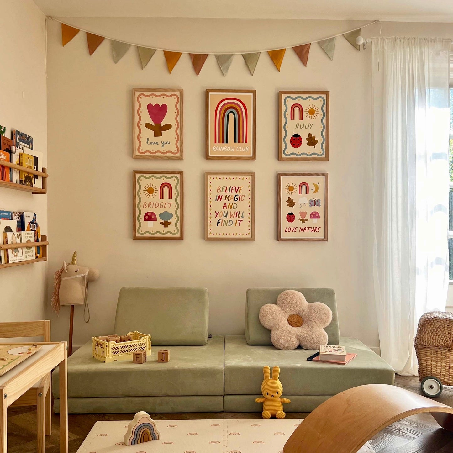 Kid of the Village Rainbow Club Art Print