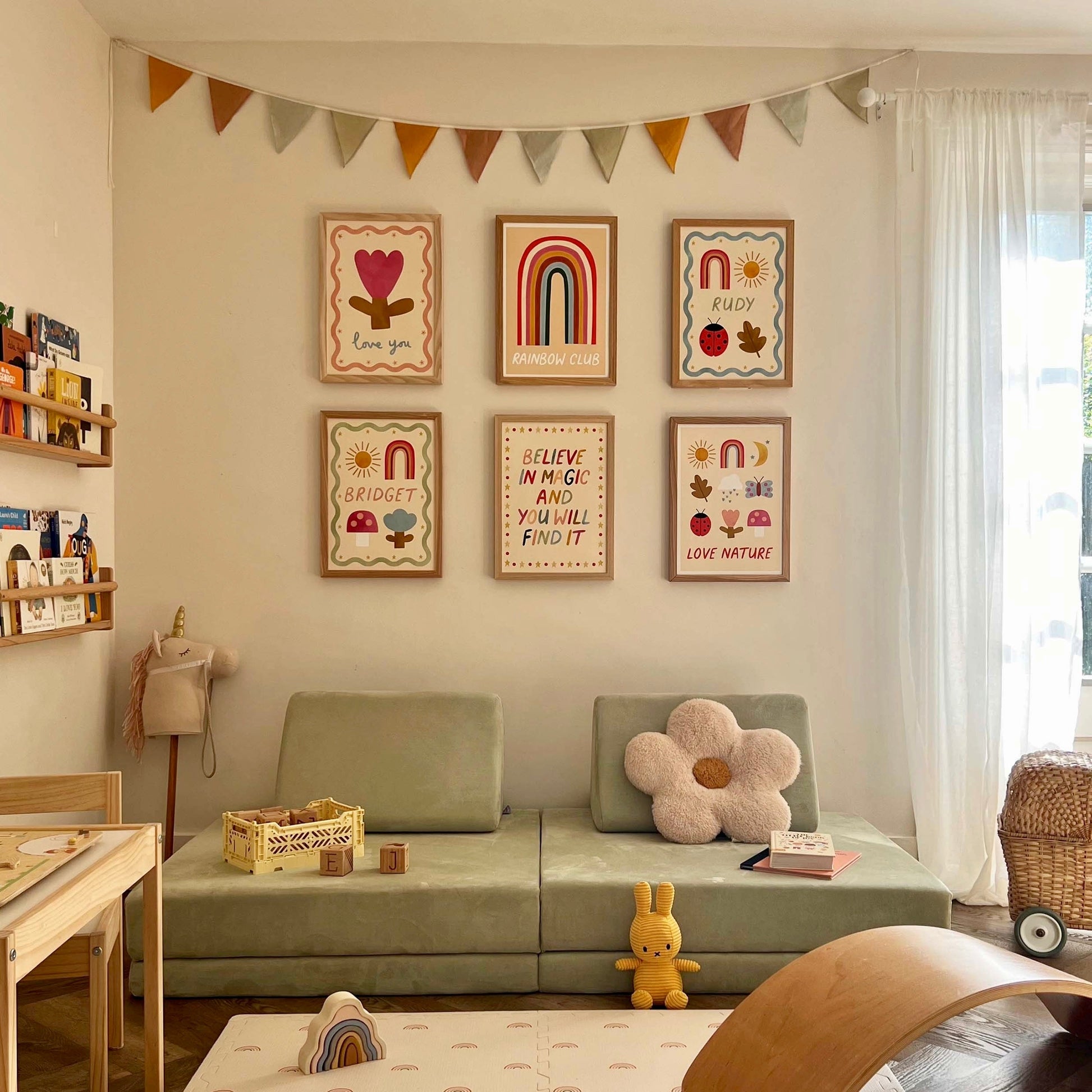 Kid of the Village Rainbow Club Art Print