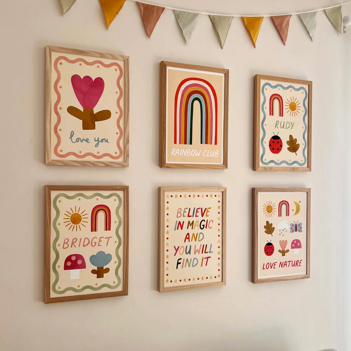 Kid of the Village Rainbow Club Art Print