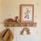 Kid of the Village Star Bunny Superhero Art Print