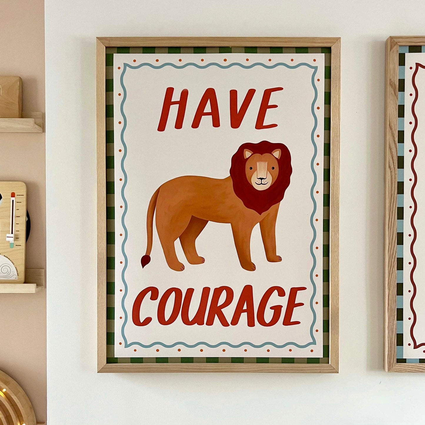 Kid of the Village Have Courage Art Print