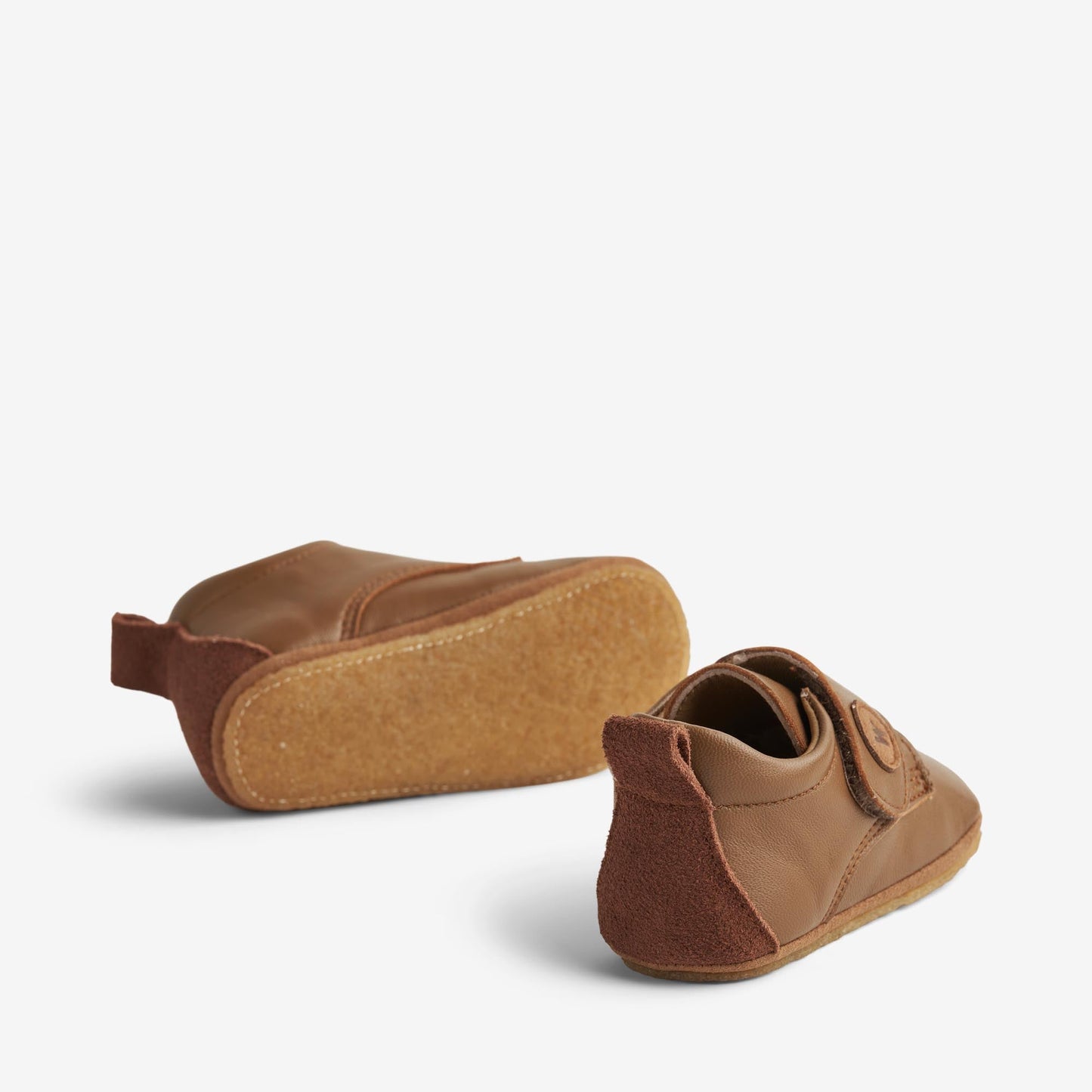 Wheat 'Dakota' Indoor Baby Shoe - Cognac