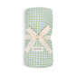 Avery Row Organic Quilted Single Bedspread - Greenhouse Gingham