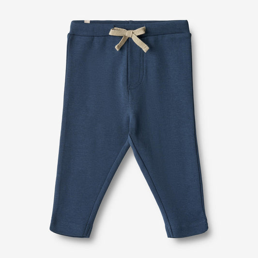 Wheat 'Manfred' Jersey Baby Pants - Blue Waves