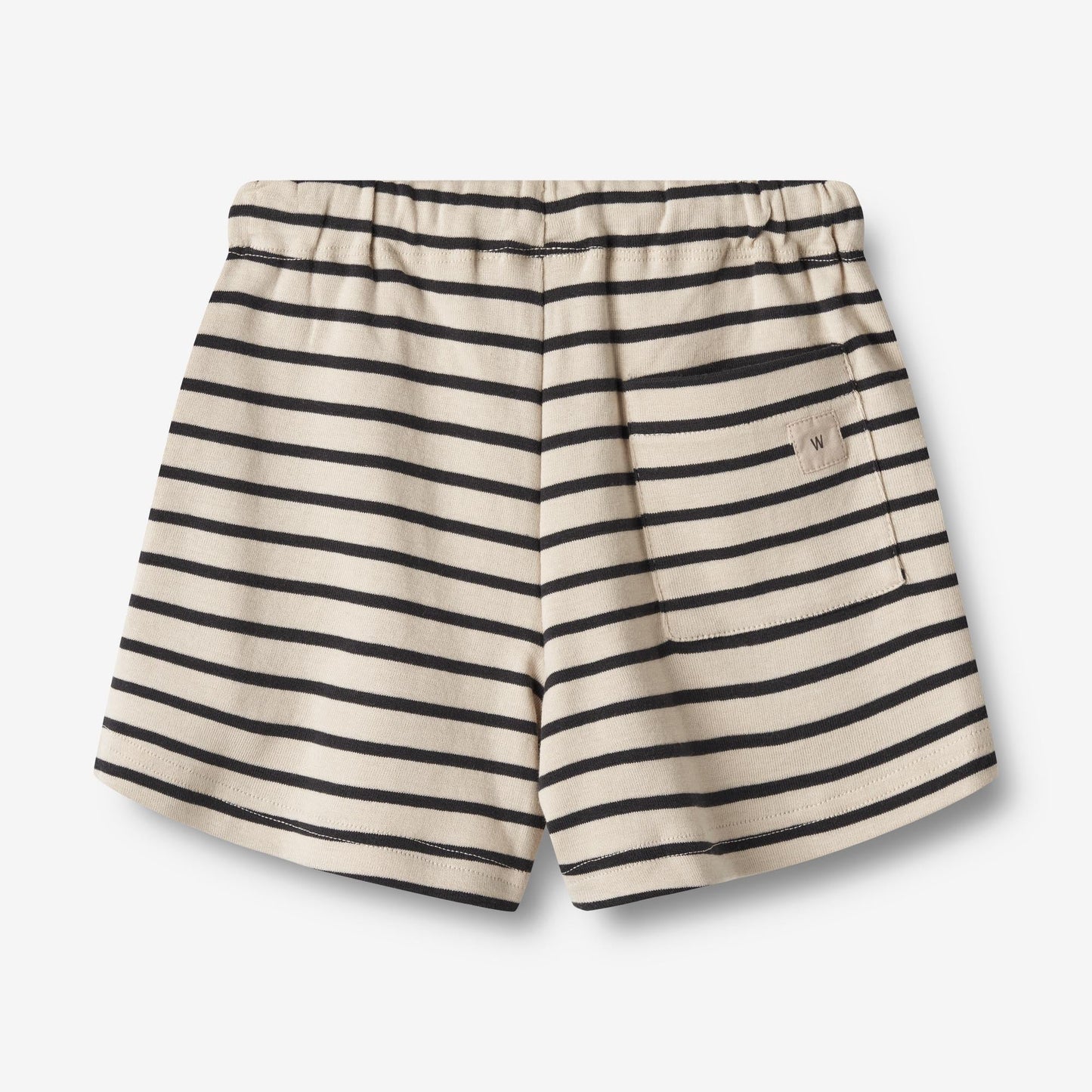 Wheat 'Kalle' Children's Jersey Shorts - Navy Stripe