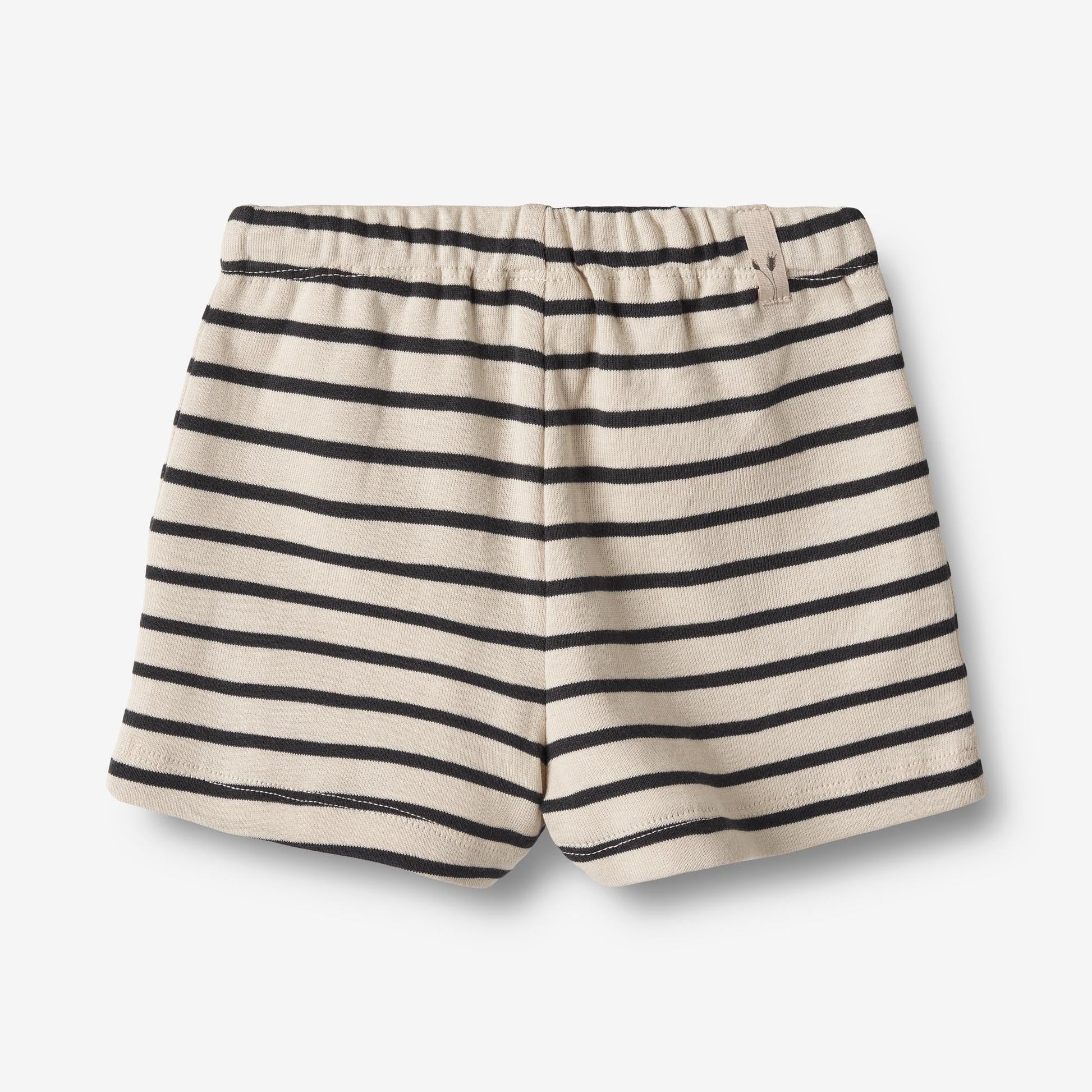 Wheat 'Vic' Jersey Baby Shorts - Navy Stripe