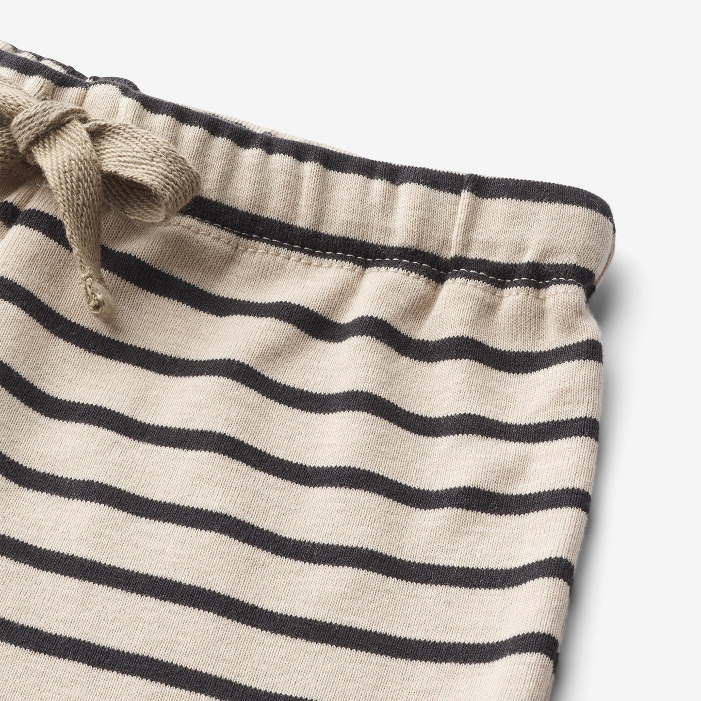 Wheat 'Vic' Jersey Baby Shorts - Navy Stripe