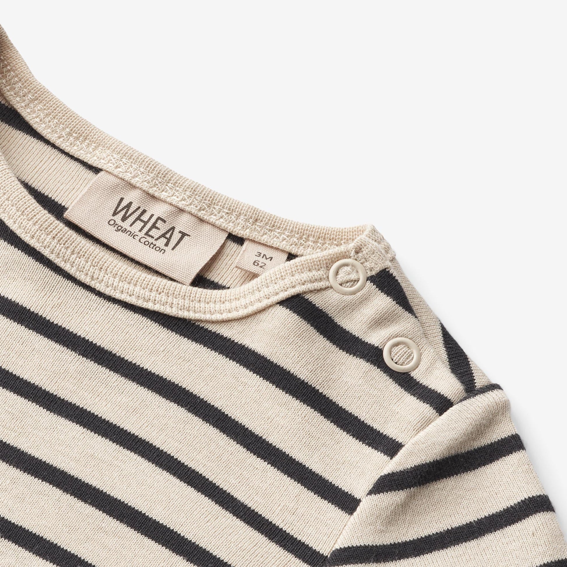 Wheat 'Theis' L/S Baby Jumpsuit - Navy Stripe