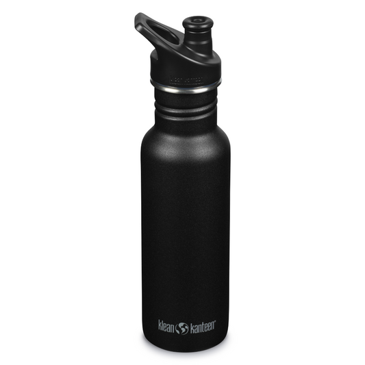 Klean Kanteen Classic Steel Drinks Bottle - 532ml - Black