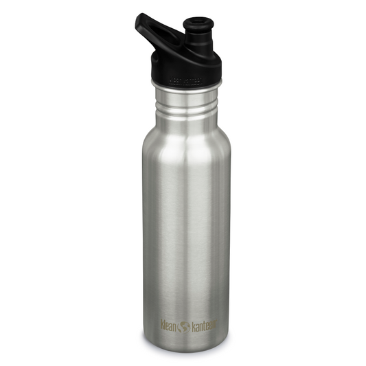 Klean Kanteen Classic Steel Drinks Bottle - 532ml - Brushed Stainless Steel