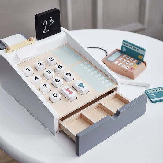 Kid's Concept Wooden Toy Cash Register
