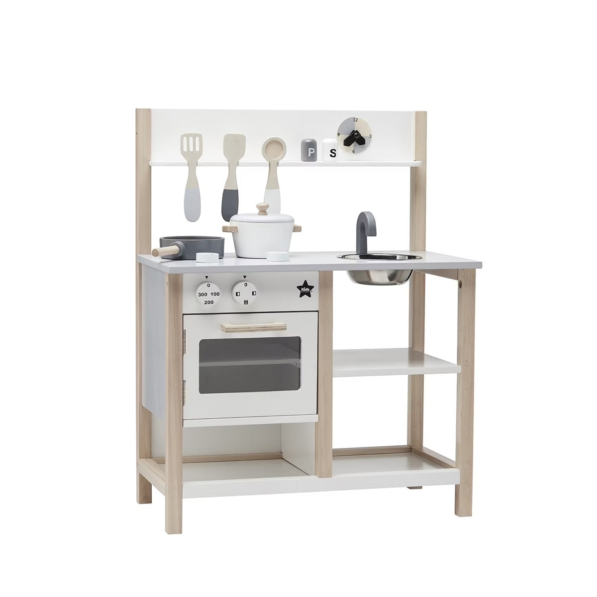 Kid's Concept Wooden Play Kitchen - White