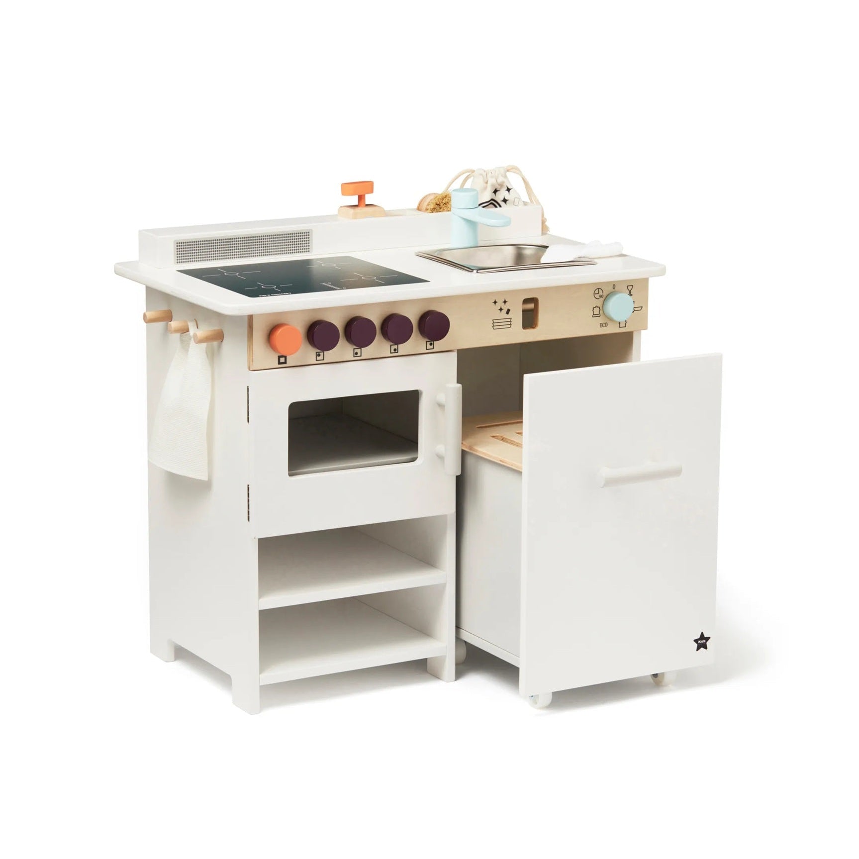 Kid's Concept Wooden Play Kitchen With Dishwasher