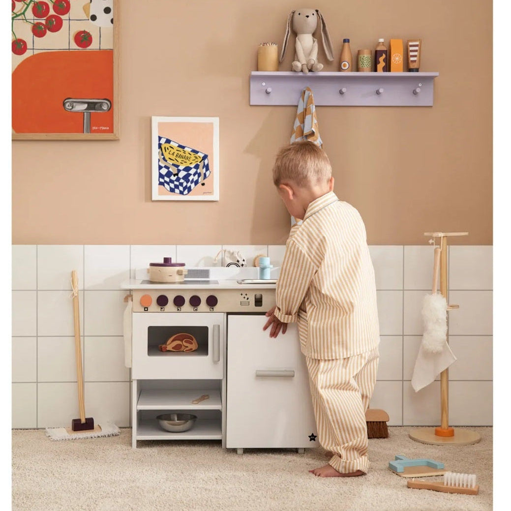 Kid's Concept Wooden Play Kitchen With Dishwasher