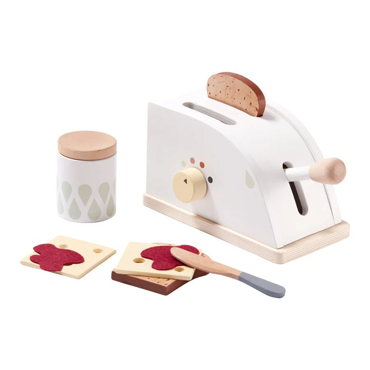 Kid's Concept Wooden Toy Toaster Set