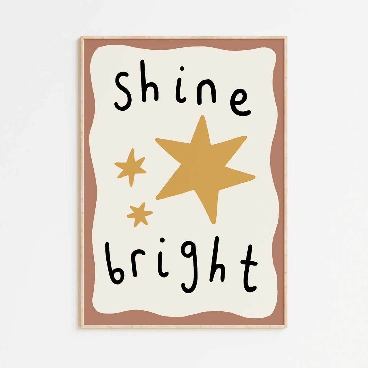Shine Bright A4 Art Print By Kitty Makes