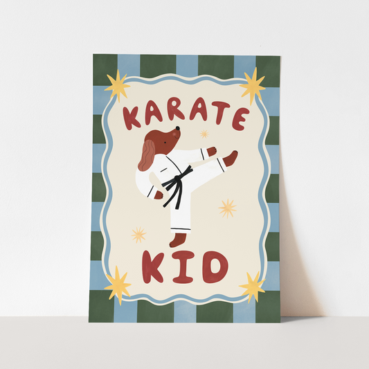 Kid of the Village Karate Kid Art Print