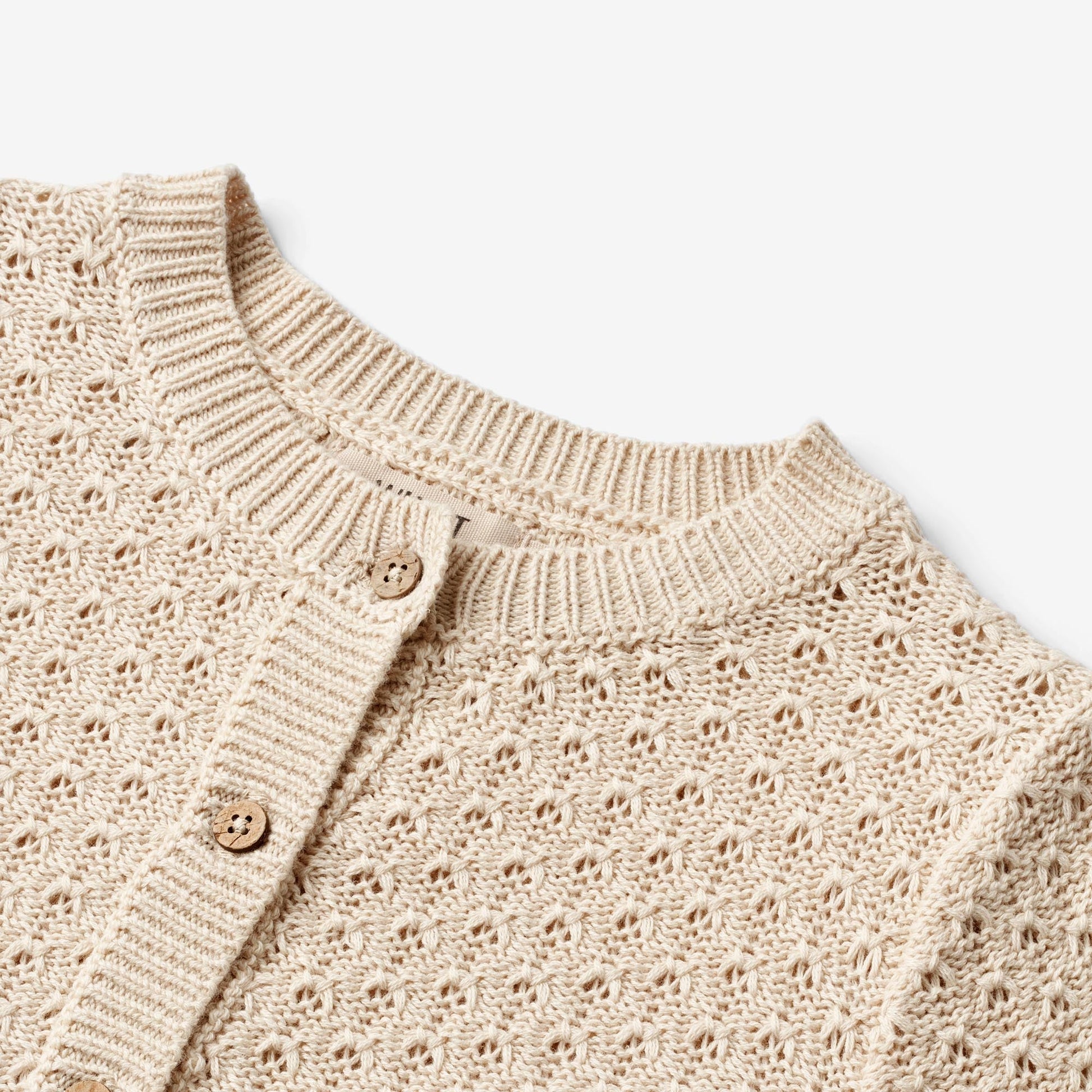 Wheat 'Magnella' Children's Knit Cardigan - Sandshell