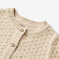 Wheat 'Magnella' Baby Knit Cardigan - Sandshell
