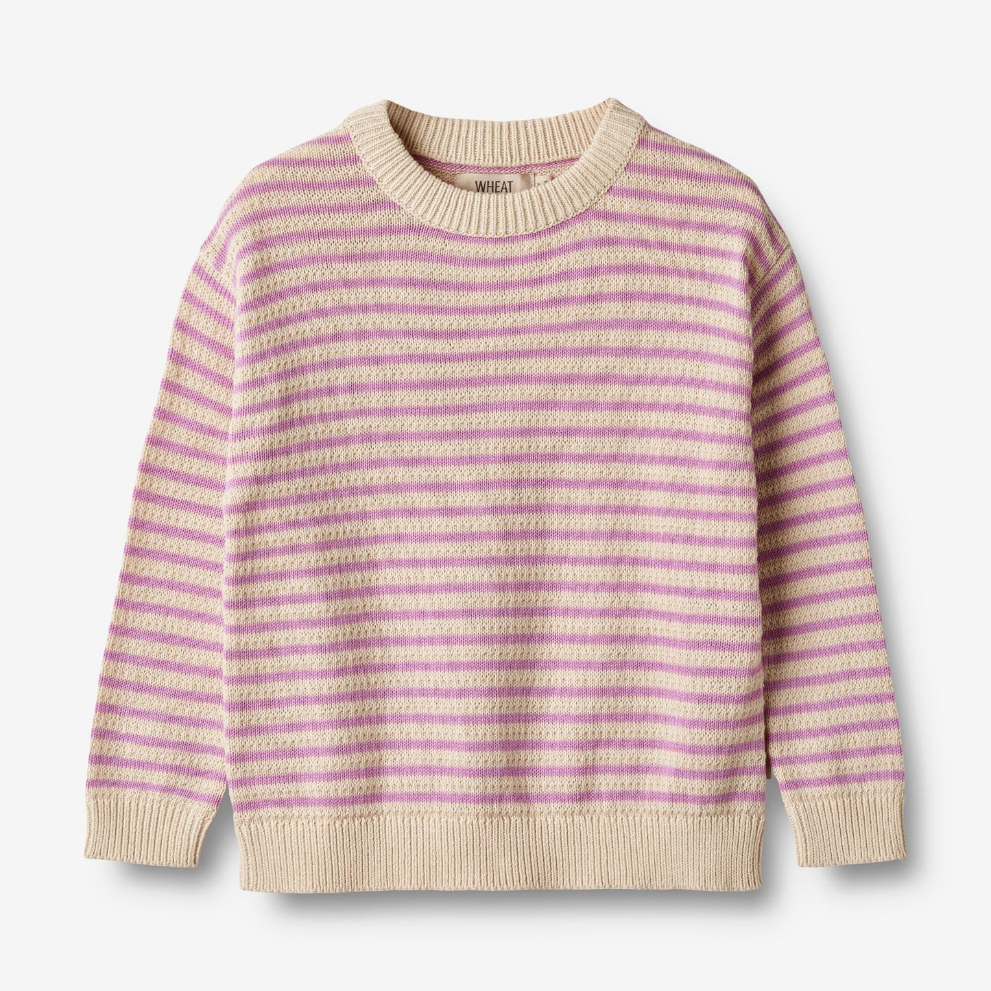 Wheat 'Chris' Children's Knit Pullover - Iris Stripe