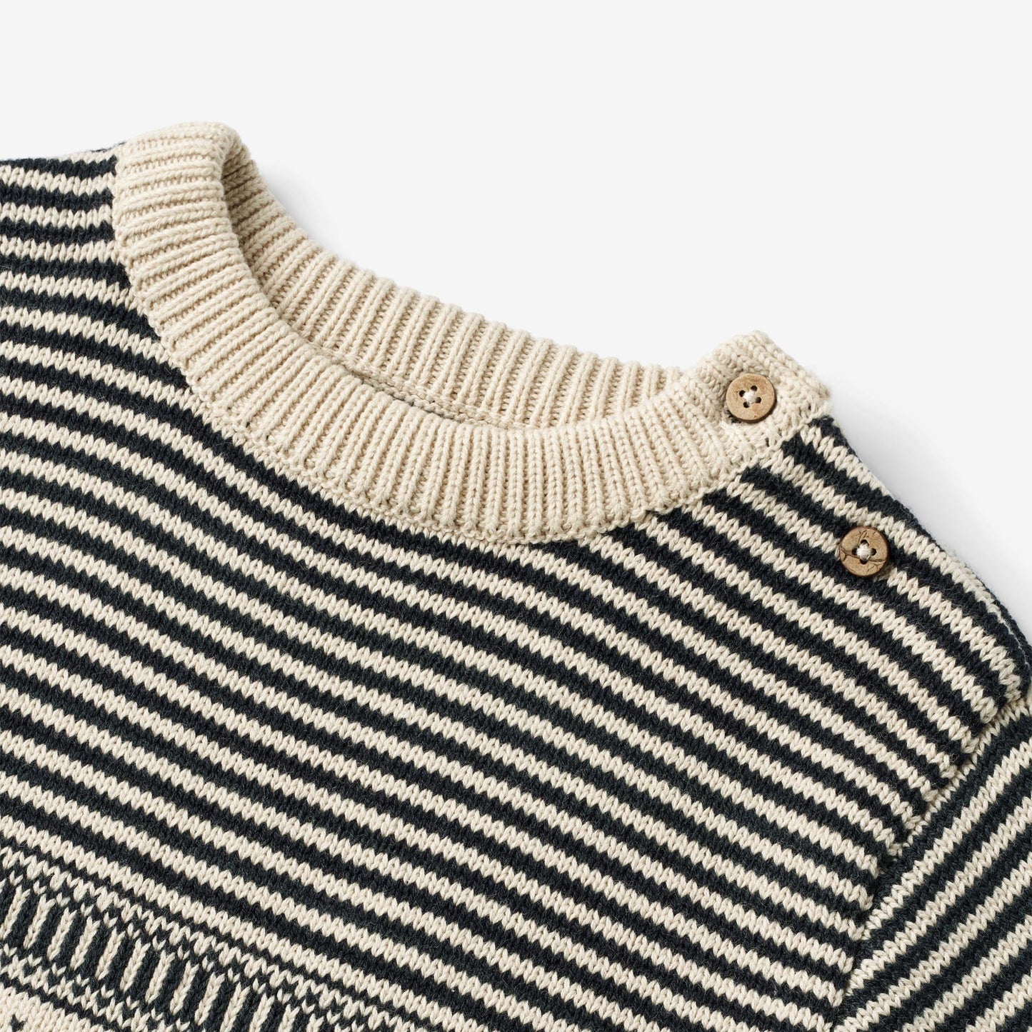 Wheat 'Janus' Baby Knit Pullover - Navy