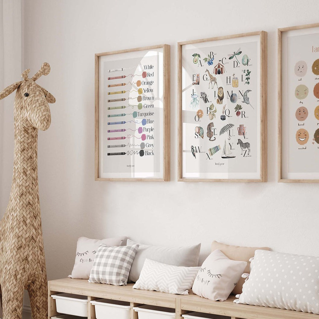 The Alphabet Print by Lion & The Pear